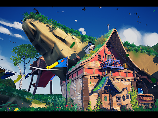 風(fēng)格化場景（個人主頁-ZNjIyNTc5MjQ=） - 場景 - 站酷設(shè)計師云宗易原創(chuàng)素材 - 站酷ZCOOL