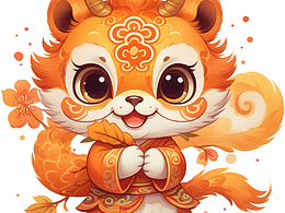 中國風(fēng)可愛龍