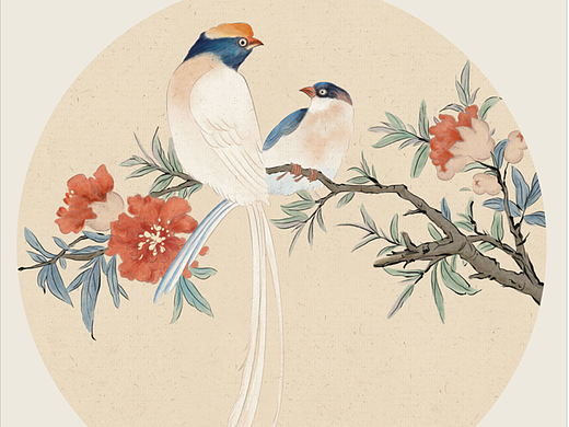 新中式中式花鸟装饰画