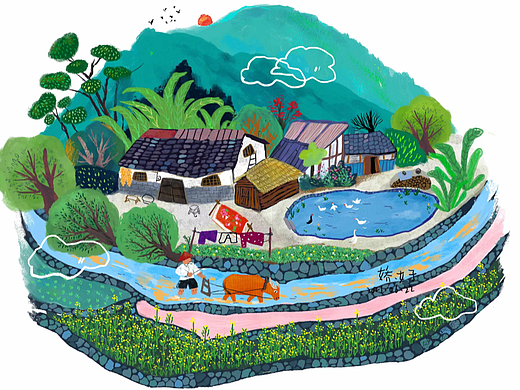 濃烈的生活氣息（個人主頁-ZNjA5MTExMjA=） - 繪本 - 站酷設計師嬌女子原創(chuàng)素材 - 站酷ZCOOL