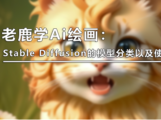 （图文+视频）老鹿学Ai绘画：Stable Diffusion的模型分类以及使用