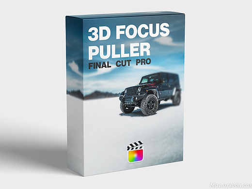 fcpx插件-3D Focus Puller画面缩放动画效果