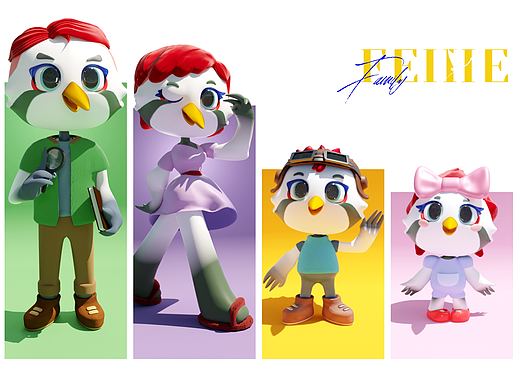 飞鹤家族 FEIHE FAMILY-IP形象