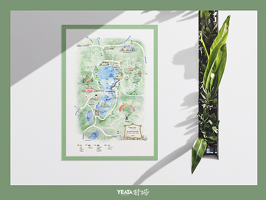 万科·抚仙湖X 野塔YEATA｜抚仙湖地图插画