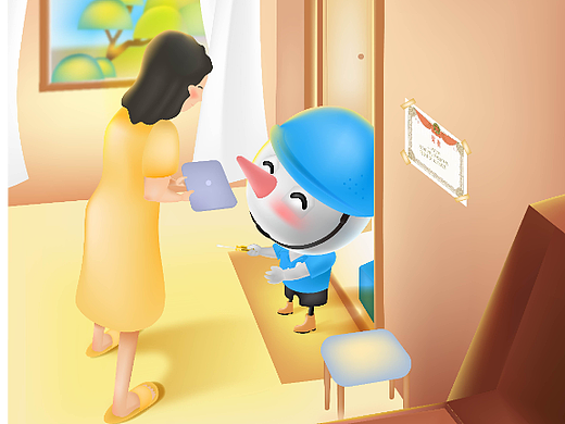 母亲节插画
