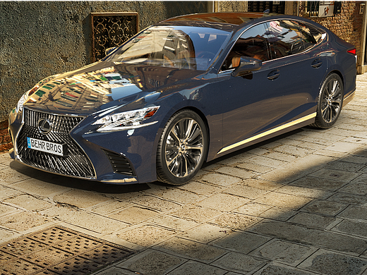 lexus LS500 CGI