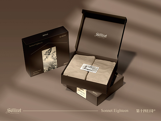 SONNET 18 品牌全案设计 | Tience design | 标志/包装