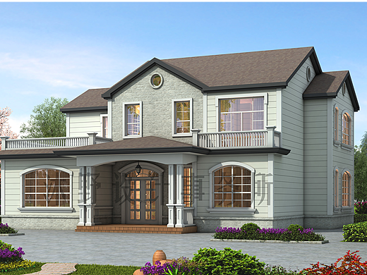 [原创首发]河北邢台,美式田园风自建别墅设计