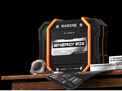 RARONE WATCH潮玩系列机械臂DIY能量限定礼盒/包装设计