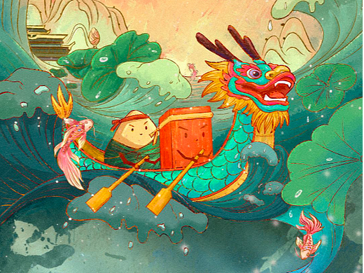端午节（个人主页-ZNjMwNzQ0MDg=） - 商业插画 - 站酷设计师MUYI一木易插画原创素材 - 站酷ZCOOL