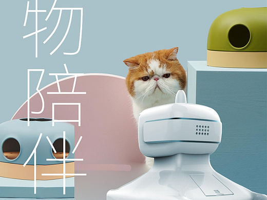 工业设计优秀毕业设计《宠物陪伴机器人》