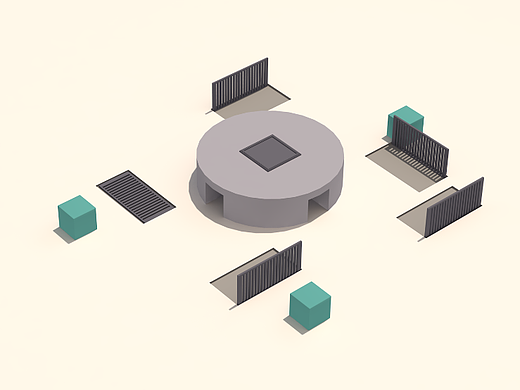 C4D。建模。三维