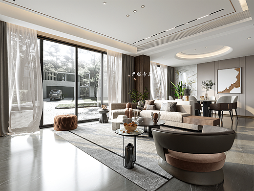 简单而不浮夸的现代轻奢风格 —— 图匠设计