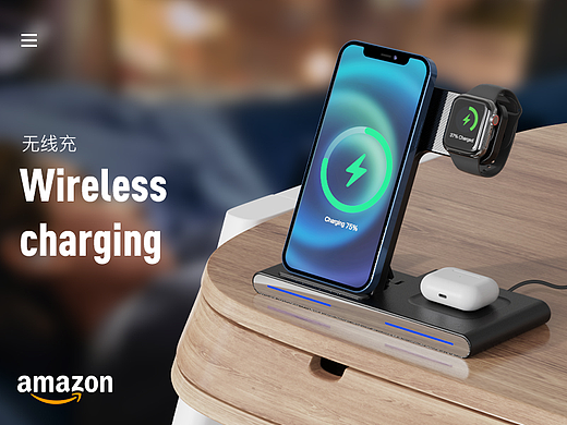 无线充电器-亚马逊