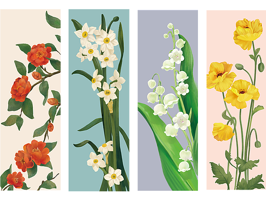 一些近期插画 | 花