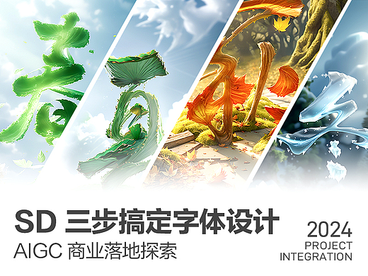 AIGC应用落地 I 三步搞定节气（字体/logo）海报