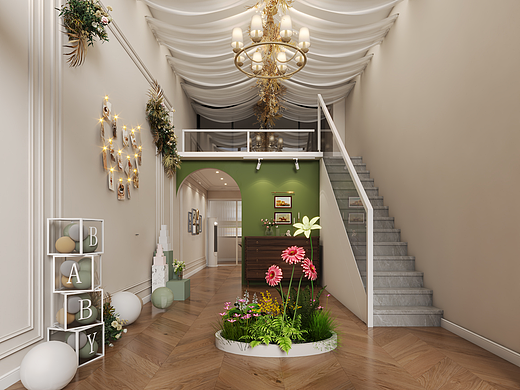 简美相亲角工装效果图