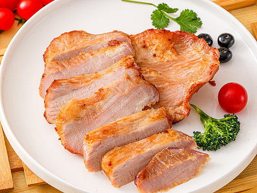 食品精修实拍产品预制菜鸡腿肉鸡肉糖醋肉肉片油炸产品