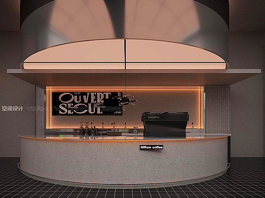 OFFLOW COFFEE—— 满分高级黑白调 | 耶兔兽设计