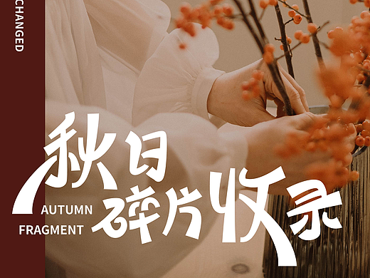 海报版式设计|秋日碎片收录
