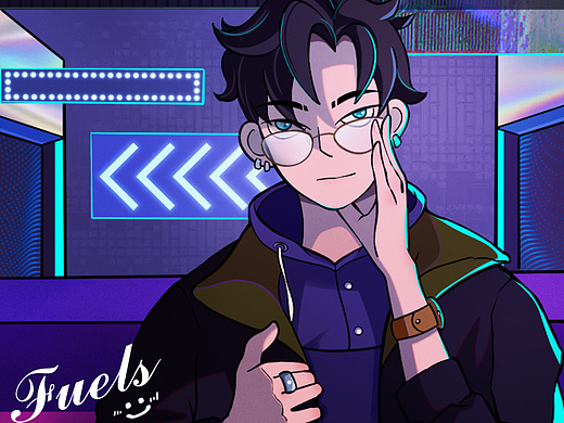 网易云封面插画