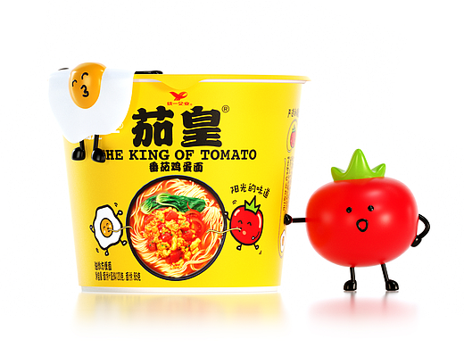 统一✖️YUDO佑道 品牌包装设计 茄皇方便面系列