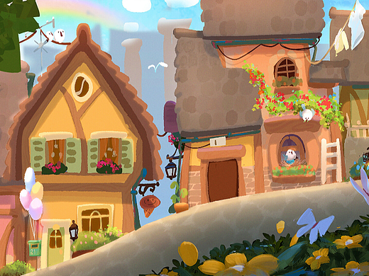 概念設(shè)計(jì) 小村莊。（個(gè)人主頁(yè)-ZNTk0NTY4MTY=） - 概念設(shè)定 - 站酷設(shè)計(jì)師烤魚z_原創(chuàng)素材 - 站酷ZCOOL