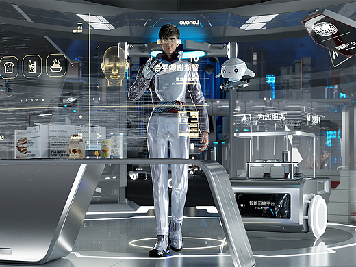 联想数字人的参赛作品