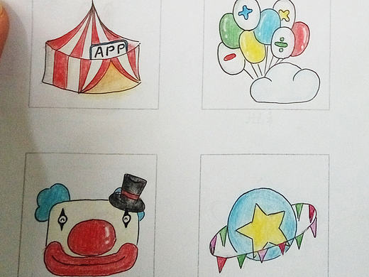 马戏团icon 原创