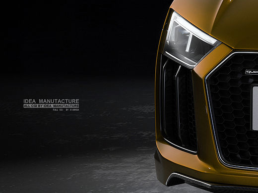 AUDI  R8  2016 建模+渲染