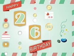 生日元旦 圣诞 贺卡