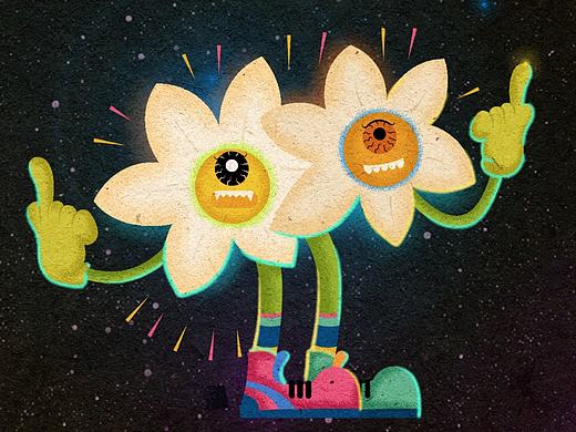 花之小怪兽～～