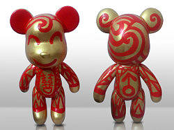 暴力熊涂鸦 — 时间停止，爱情永恒！