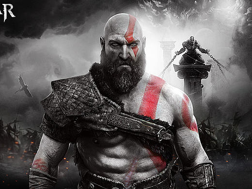 God Of War4 战神4 游戏网页设计分享