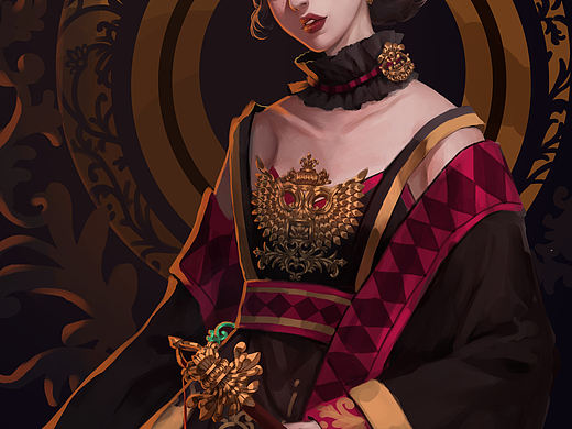 厚涂插画人物练习