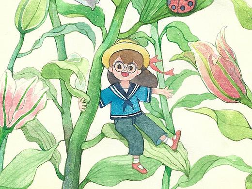 夏天的暢想（個人主頁-ZMjI0NTgxNDA=） - 藝術(shù)插畫 - 站酷設計師AmyZou原創(chuàng)素材 - 站酷ZCOOL
