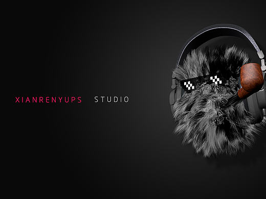 C4D 平面海报合成[XIANRENYU STUDIO]