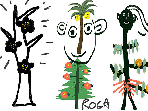 树人（个人主页-ZMzI3OTk1NTY=） - 儿童插画 - 站酷设计师XiaoruanRosa原创素材 - 站酷ZCOOL