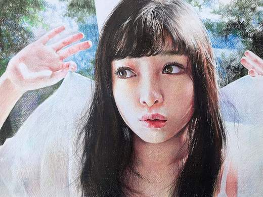 彩铅桥本环奈