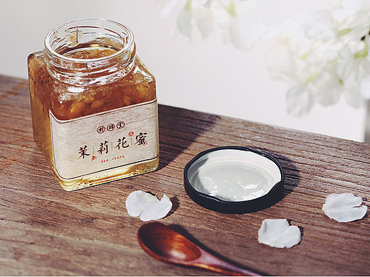 手作蜂蜜包装设计/农产品设计/玫瑰花蜜/茉莉花槐/盐渍樱花蜜/不干胶/电商美食特产/原生态食品