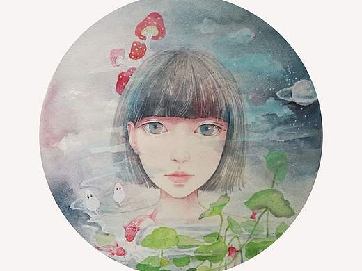 水彩小插画