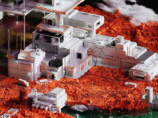 【Voxelart】117号空间站