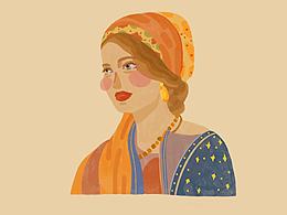 不带珍珠耳环的少女