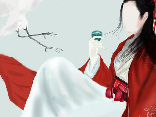 仗剑走天涯(古风手绘)