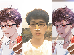 习作，把三次元变成二次元