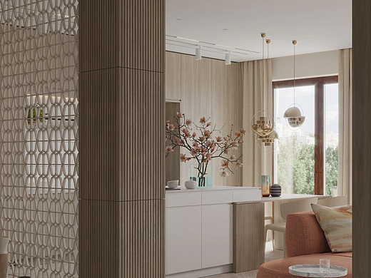 家装案例赏析——温润木色+粉色，属于家的温度