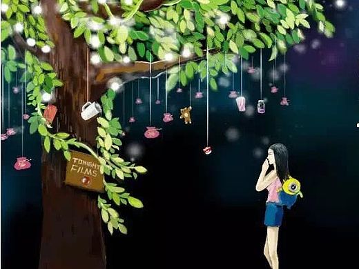 手绘中秋节海报