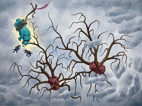 蓝犀牛5 做个梦系列（个人主页-ZNDAwMDMxNTI=） - 绘本 - 站酷设计师没有角的蓝犀牛原创素材 - 站酷ZCOOL