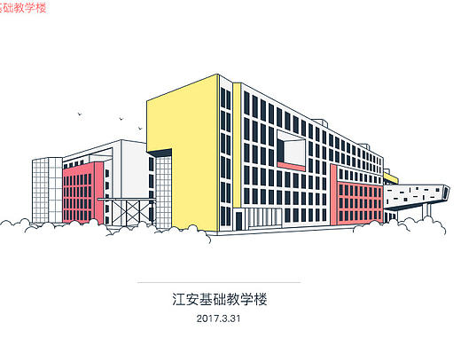 建筑简画