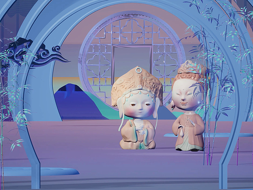 佛居（个人主页-ZNjgxMDI0OTY=） - 展陈设计 - 站酷设计师CDAI数字化展示原创素材 - 站酷ZCOOL